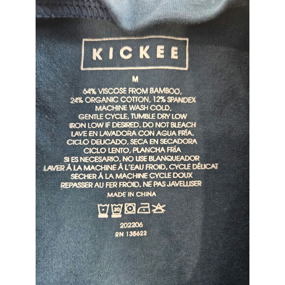 KicKee Men’s Short Sleeve Crew Neck Tshirt Medium Blue - Picture 4 of 4